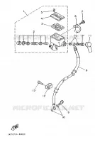 MAITRE CYLINDRE AVANT pour Yamaha TZR250 de 1989