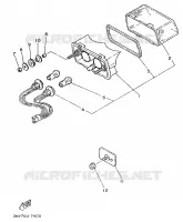 FEU ARRIERE pour Yamaha TZR250 de 1989