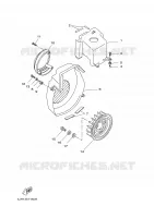 TURBINE / CARTERS DE REFROIDISSEMENT pour Yamaha BW'S 50 NAKED de 2003