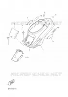COUVERCLE LATERAL pour Yamaha BW'S 50 NAKED de 2003