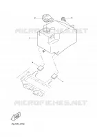 RESERVOIR A ESSENCE pour Yamaha BW'S 50 NAKED de 2003