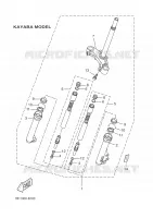 FOURCHE 2 pour Yamaha BW'S 50 NAKED de 2003