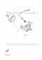 ALLUMAGE pour Yamaha BW'S 50 NAKED de 2003
