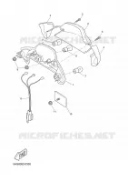 FEU ARRIERE pour Yamaha BW'S 50 NAKED de 2003