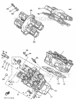 CULASSE pour Yamaha VMX12 de 1993