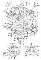 CARTER MOTEUR pour Yamaha VMX12 de 1993
