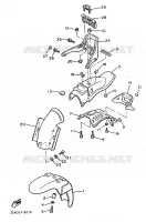 GARDE BOUE pour Yamaha VMX12 de 1993