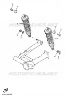 AMORTISSEUR ARRIERE pour Yamaha VMX12 de 1993