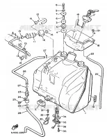 RESERVOIR A ESSENCE pour Yamaha VMX12 de 1993