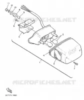 FEU ARRIERE pour Yamaha VMX12 de 1993