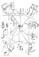 PARTIE ELECTRIQUE 1 pour Yamaha VMX12 de 1993
