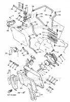 RADIATEUR / DURITES pour Yamaha VMX12 de 1993