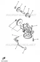 POMPE A HUILE pour Yamaha VMX12 de 1993