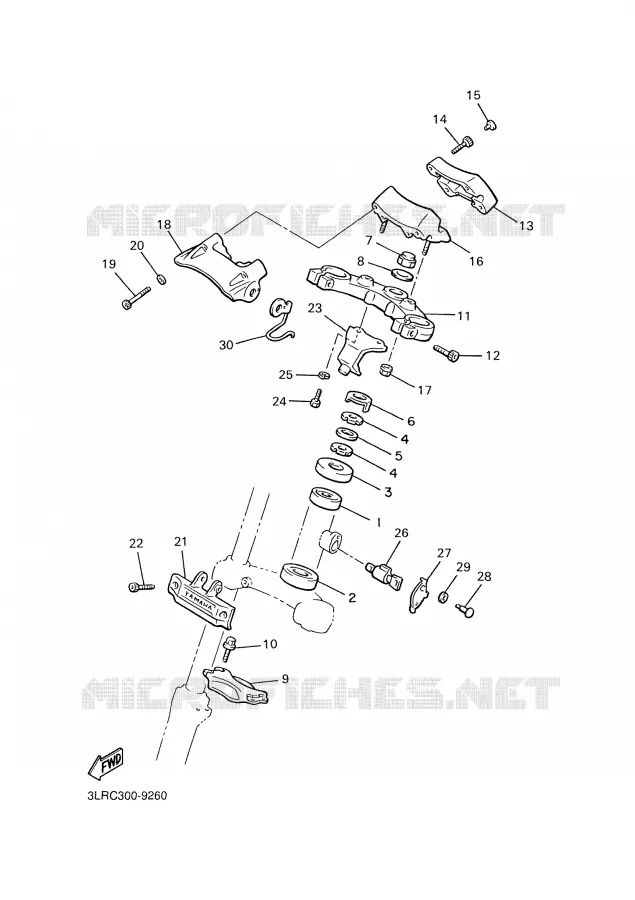 DIRECTION Yamaha MOTO 1200 2001 VMAX  VMX12