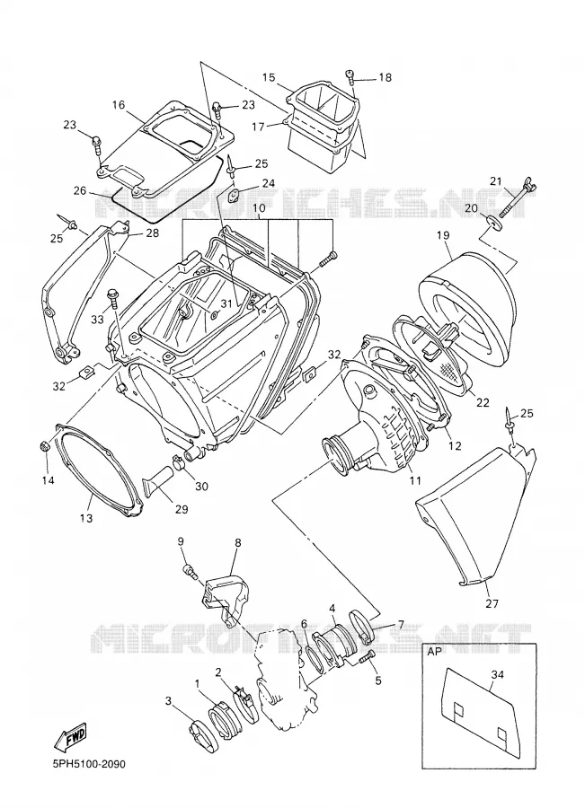 ADMISSION Yamaha MOTO 250 2002 WRF  WR250F