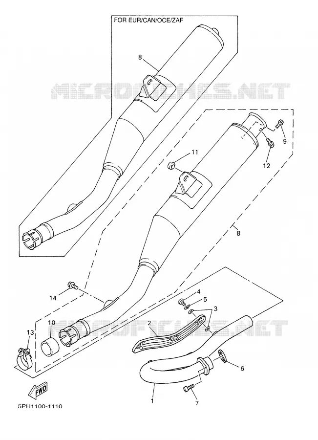 ECHAPPEMENT Yamaha MOTO 250 2002 WRF  WR250F
