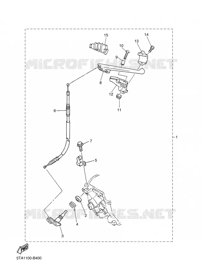 PIÈCES OPTIONNELLES Yamaha MOTO 250 2003 WRF  WR250F
