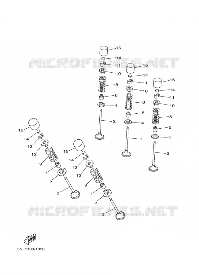 SOUPAPE Yamaha MOTO 250 2007 WRF  WR250F