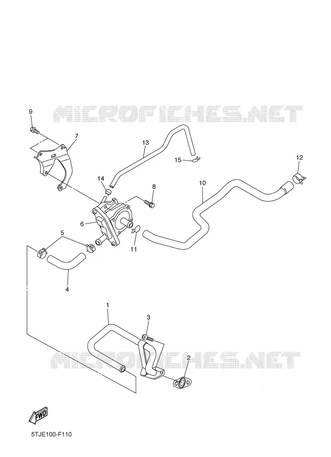 SYSTÈME D'ADMISSION D'AIR AIS Yamaha MOTO 450 2008 WRF  WR450F