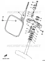 DIRECTION pour Yamaha WR500ZD de 1992