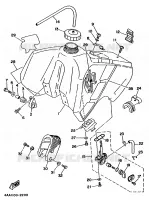 RESERVOIR A ESSENCE pour Yamaha WR500ZD de 1992