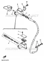 MAITRE CYLINDRE AVANT pour Yamaha WR500ZD de 1992