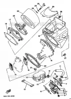 ADMISSION pour Yamaha WR500ZD de 1992