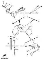 PARTIE ELECTRIQUE 1 pour Yamaha WR500ZD de 1992