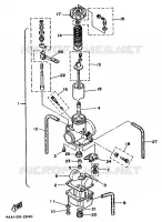 CARBURATEUR pour Yamaha WR500ZD de 1992