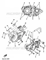 CARTER MOTEUR pour Yamaha WR500ZD de 1992