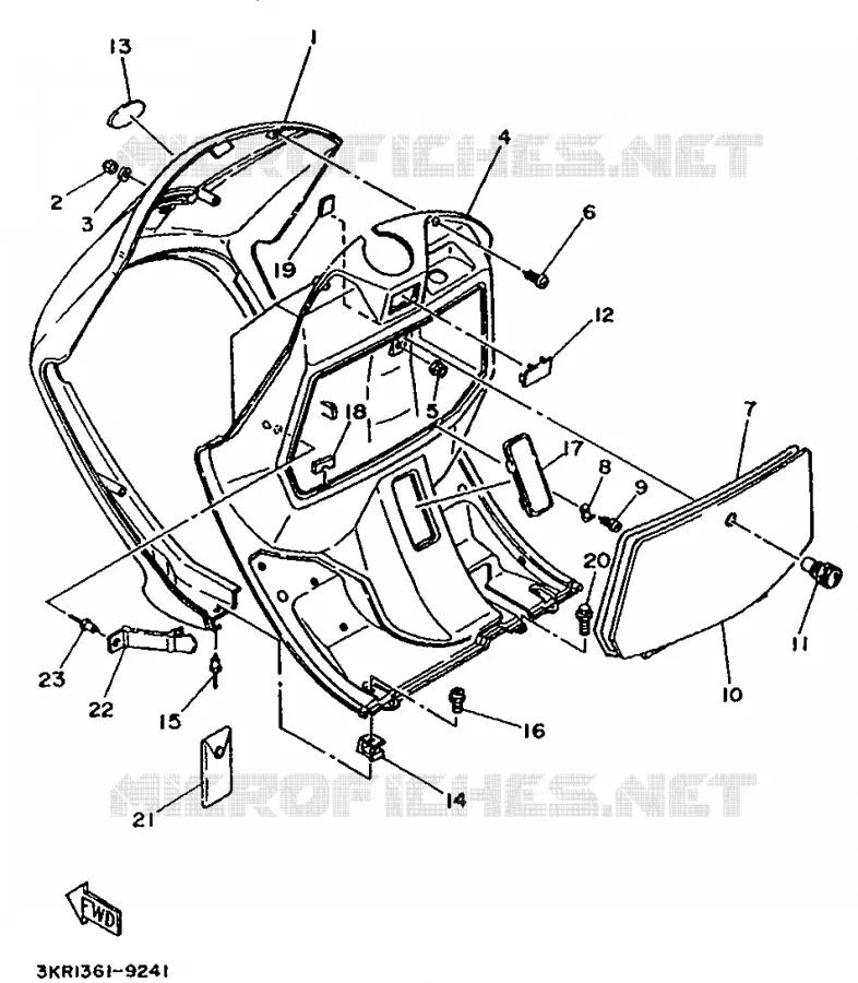 PROTEGE JAMBES Yamaha SCOOTER 125 1993 CYGNUS  XC