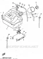 RESERVOIR A ESSENCE pour Yamaha XC125K de 1997