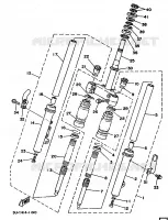FOURCHE pour Yamaha XC150 de 1992