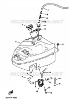 RESERVOIR A ESSENCE pour Yamaha XC150 de 1992