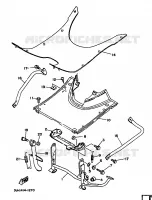 SUPPORT / REPOSE PIEDS pour Yamaha XC150 de 1992