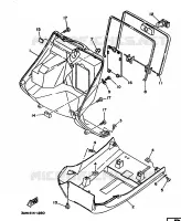 PROTEGE JAMBES pour Yamaha XC150 de 1992
