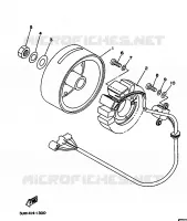 ALLUMAGE pour Yamaha XC150 de 1992