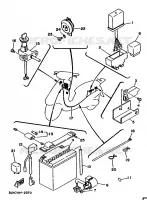 PARTIE ELECTRIQUE 1 pour Yamaha XC150 de 1992