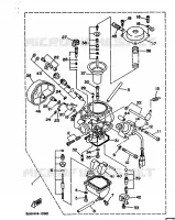 CARBURATEUR pour Yamaha XC150 de 1992