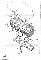 CULASSE pour Yamaha XJ600 de 1991