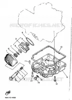 FILTRE A HUILE pour Yamaha XJ600 de 1991
