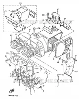 ADMISSION pour Yamaha XJ600 de 1991