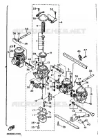 CARBURATEUR pour Yamaha XJ600 de 1991