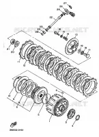 EMBRAYAGE DE DEMARREUR pour Yamaha XJ600 de 1991