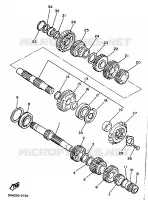 TRANSMISSION pour Yamaha XJ600 de 1991