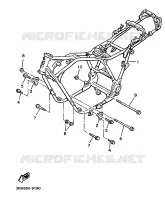 CADRE pour Yamaha XJ600 de 1991