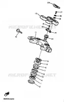 DIRECTION pour Yamaha XJ600 de 1991
