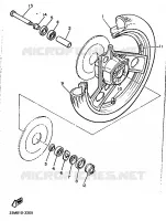 ROUE AVANT pour Yamaha XJ600 de 1991