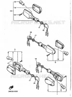 CLIGNOTANT pour Yamaha XJ600 de 1991