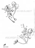 COMMODO / LEVIER pour Yamaha XJ600 de 1991